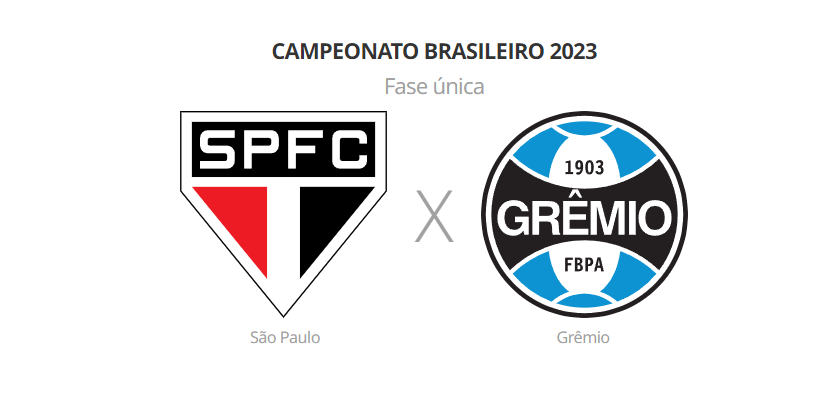 São Paulo x Grêmio pelo Brasileirão 2023: onde assistir ao vivo