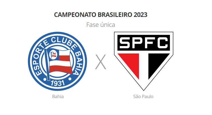 Bahia x São Paulo: saiba como assistir ao jogo AO VIVO online